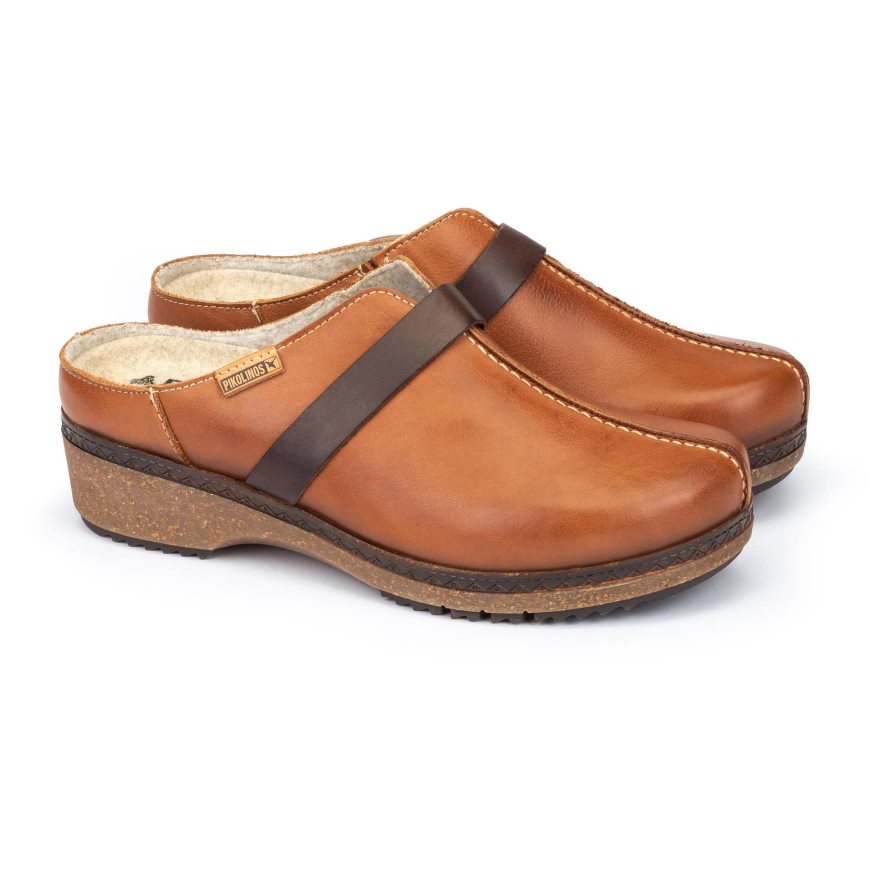 Women's Pikolinos GRANADA Clogs Brown | NZ W521A83